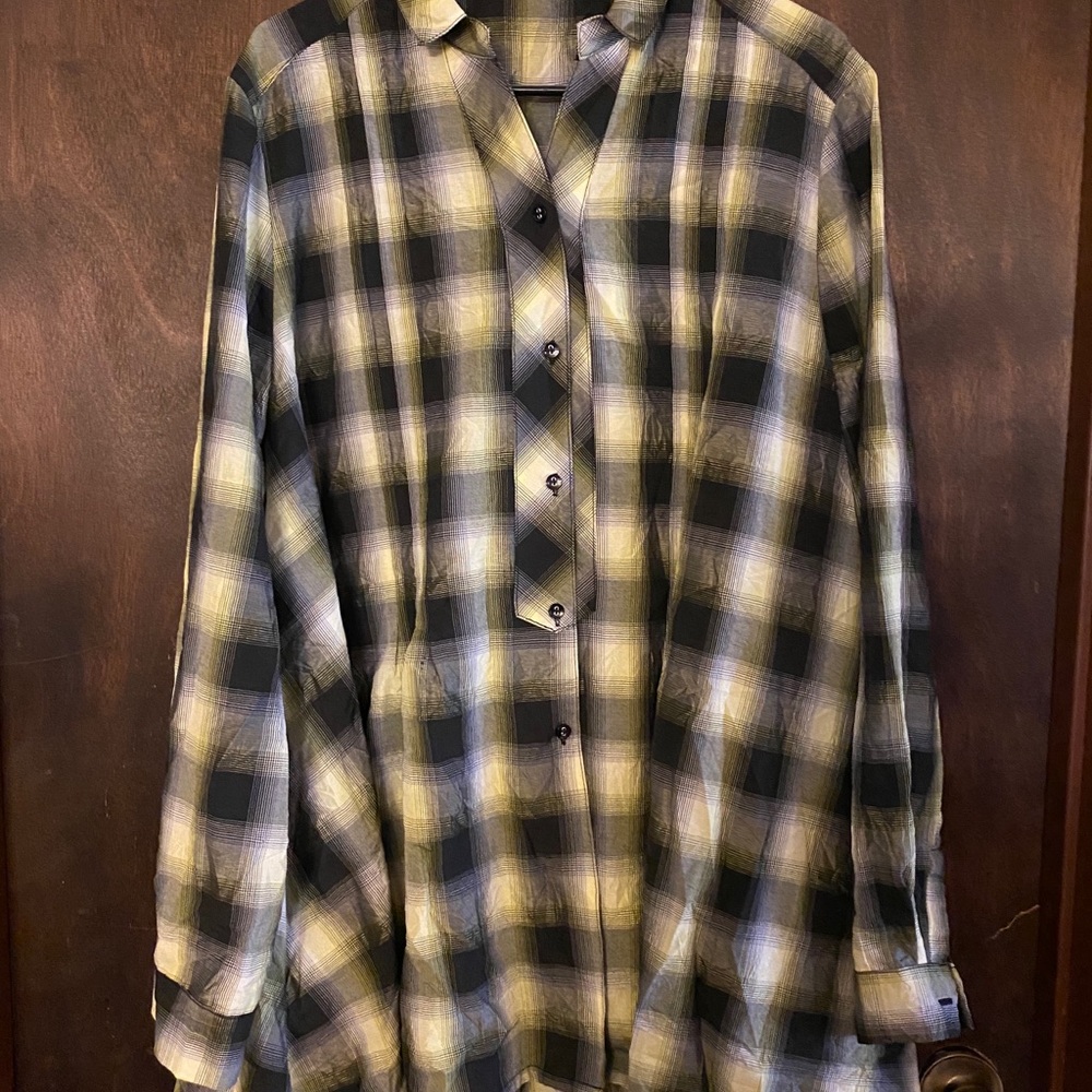Style Plaid Blouse